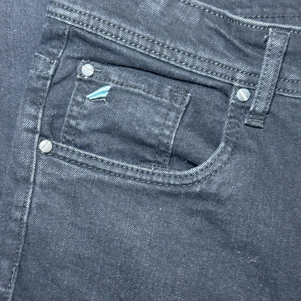 Tailor Vintage Men's 32x32 Black Denim Jeans Connecticut Bristol Skinny Fit - Picture 6 of 12